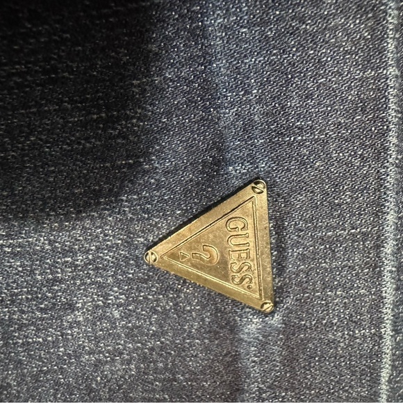 Women’s Y2k ORIGINAL Guess Jeans Dark Wash Daredevil Boot Size 26 EUC No holes - Picture 13 of 16